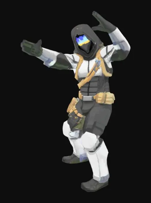 3D model for Stealth Commando
