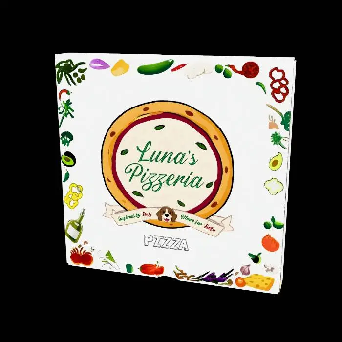 3D model for Luna's Pizzeria