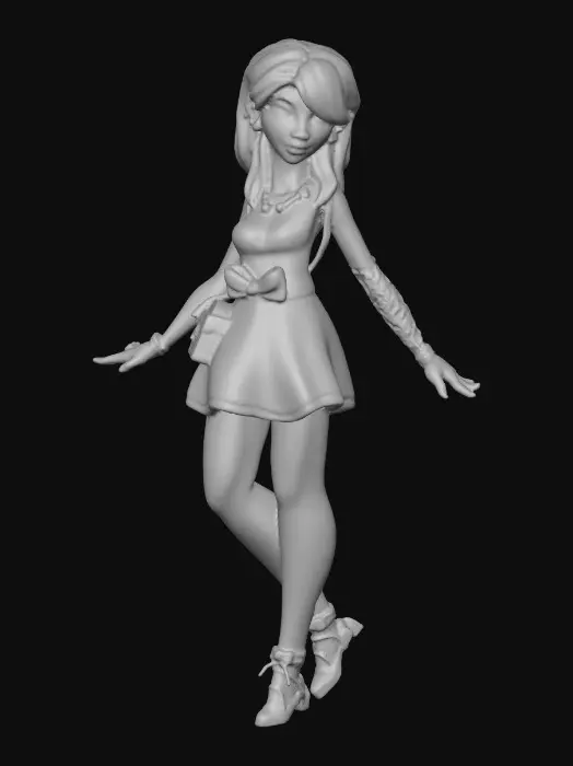 3D model for Elegance in Pink