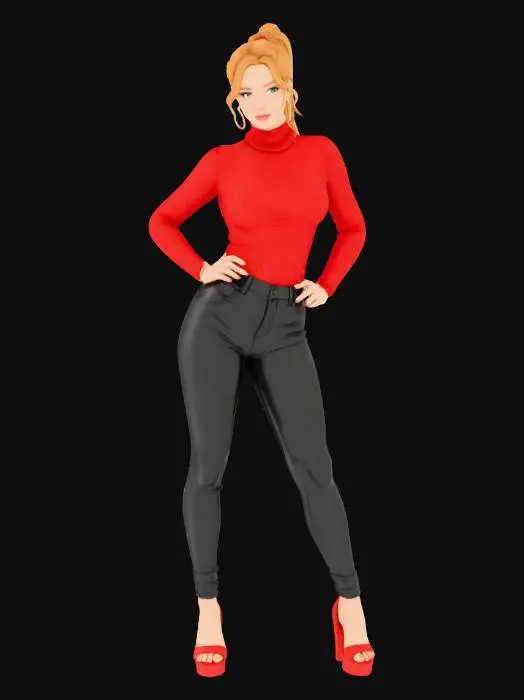 3D model for Crimson Chic