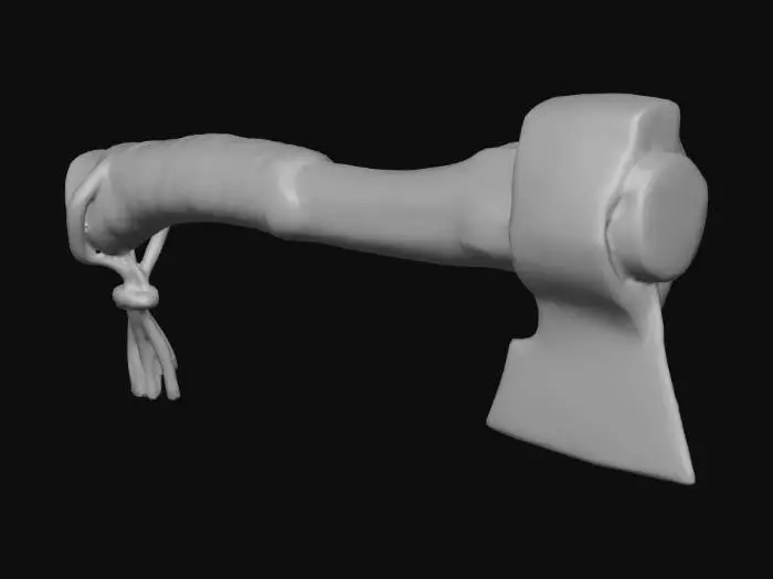 3D model for a hatchet