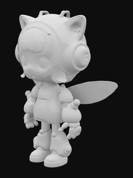 3D model for Robo-Cat Pixie
