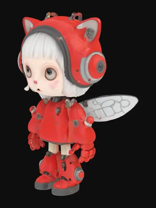 3D model for Robo-Cat Pixie