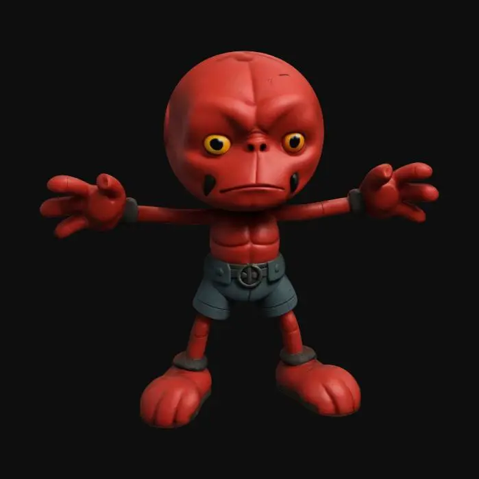 3D model for Toon_BaseMesh