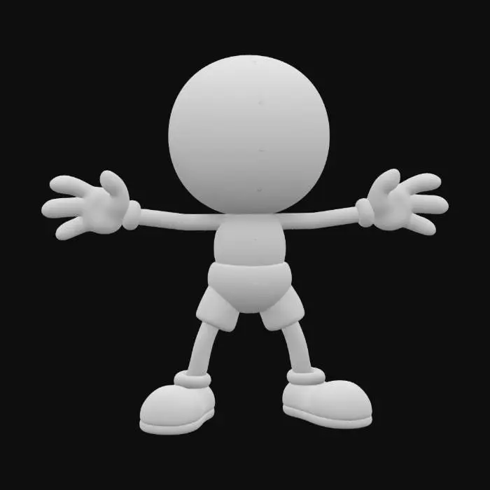 3D model for Toon_BaseMesh