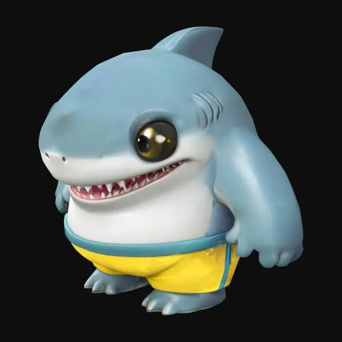 3D model for Little Surfer Shark