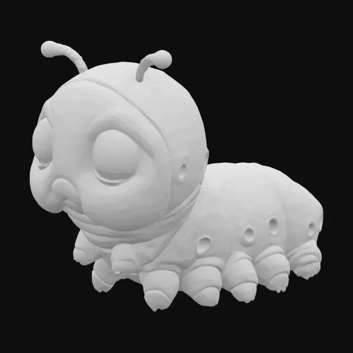 3D model for Cuddly Caterpillar