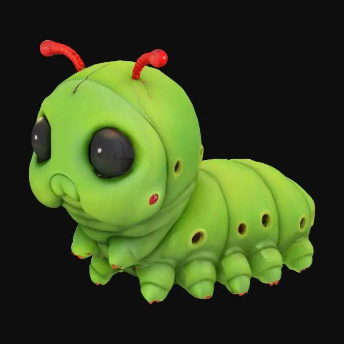 3D model for Cuddly Caterpillar