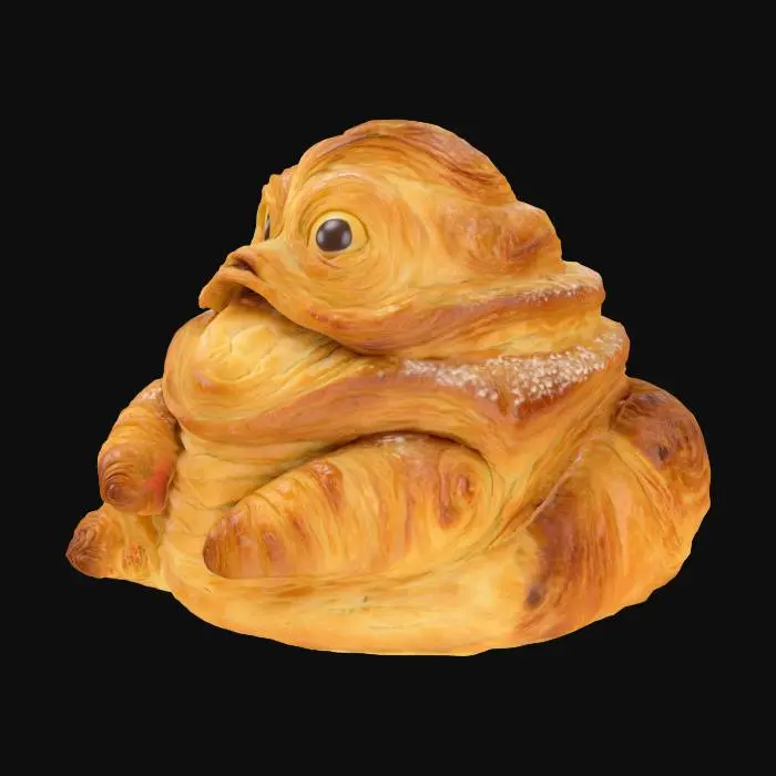 3D model for Croissant Creature