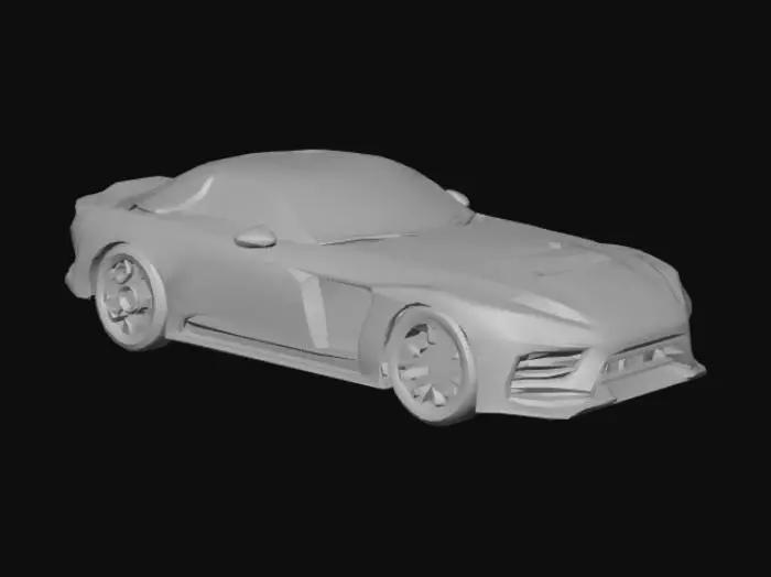 3D model for Sleek Performance Coupe