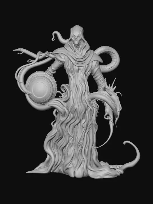 3D model for Harbinger of the Violet Storm