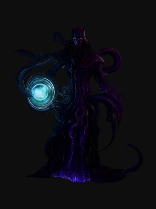 3D model for Harbinger of the Violet Storm