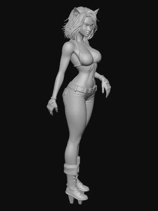 3D model for Chromatic Alley Cat