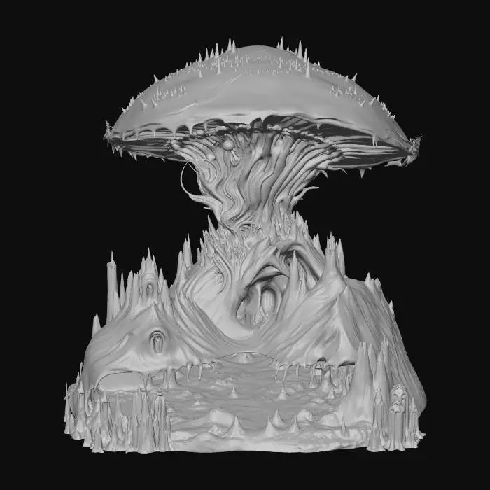 3D model for Violet Colossus of the Abyss