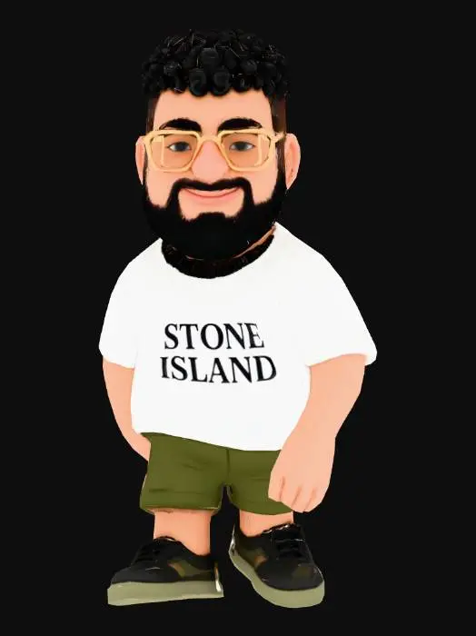 3D model for Bearded Toy Figure