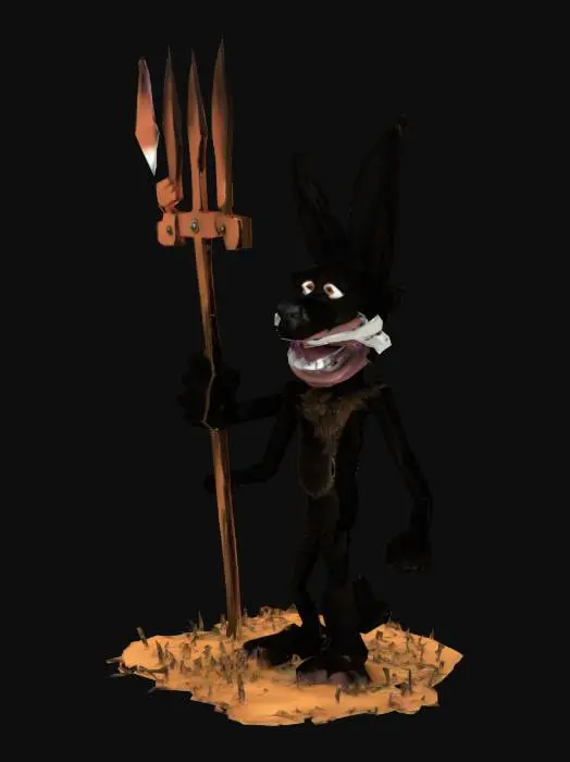 3D model for African tribe chief