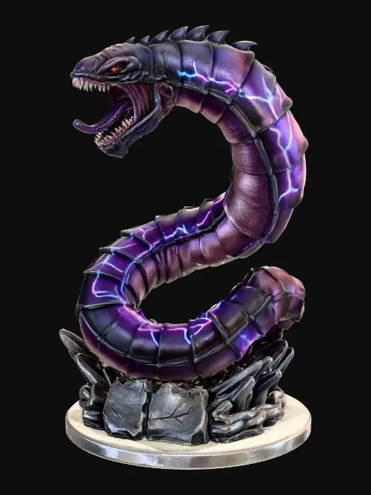 3D model for Neon Spiral Dragon