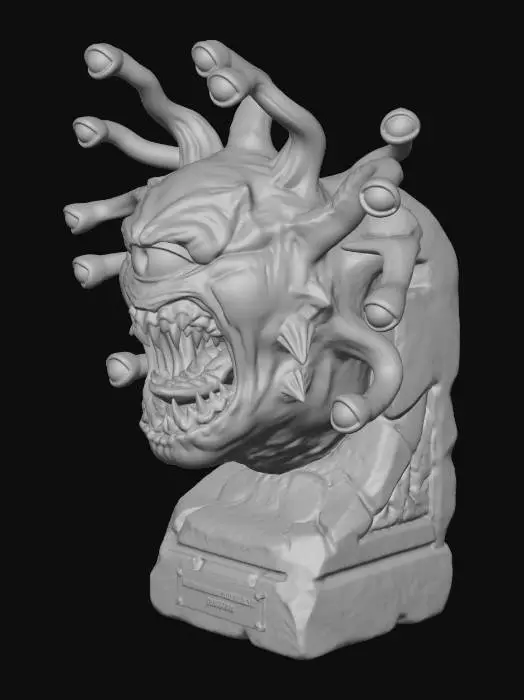 3D model for Beholder's Head Trophy