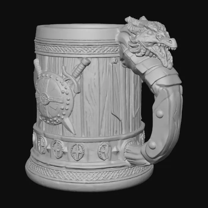 3D model for Dragon Mug