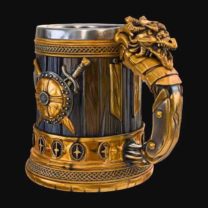 3D model for Dragon Mug