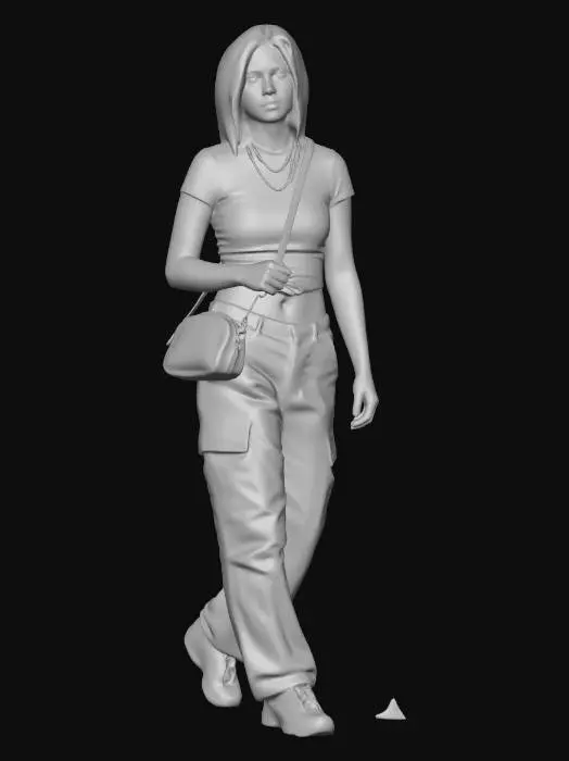 3D model for Monochrome Street Style