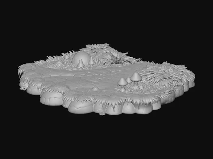 3D model for Enchanted Forest Glade