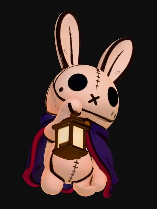 3D model for Lantern Bunny