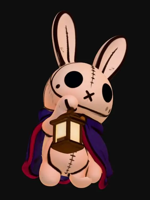 3D model for Lantern Bunny