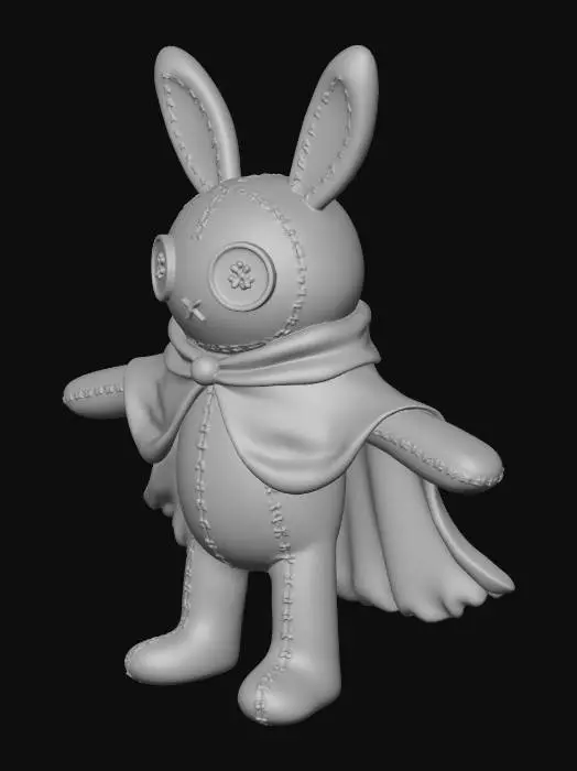 3D model for Button-Eyed Bunny