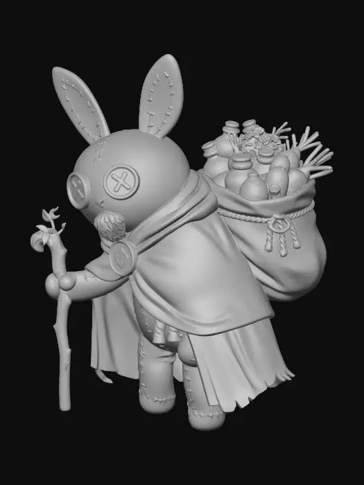 3D model for Forest Wanderer