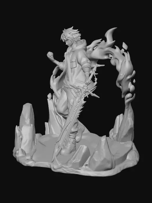 3D model for Frostfire Warrior