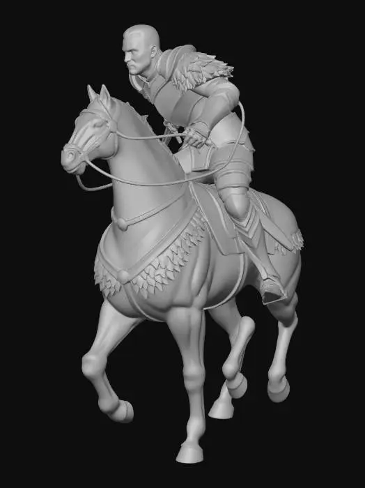 3D model for Knight's Charge