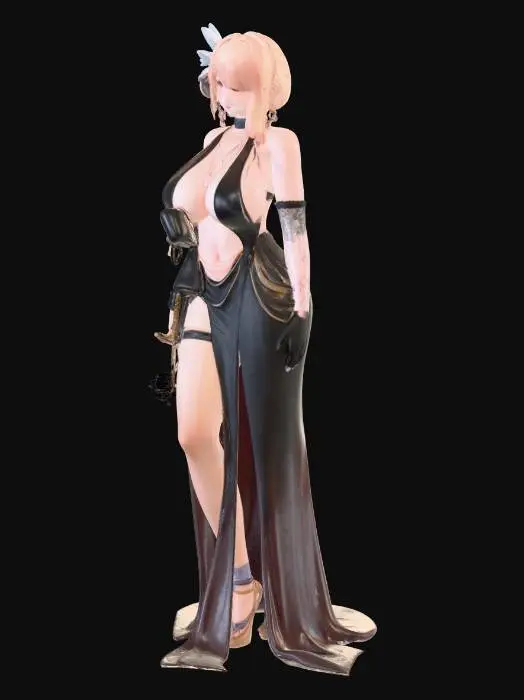 3D model for Elegant Noir