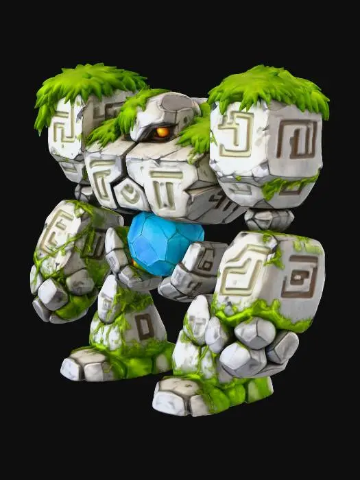 3D model for Stone Guardian