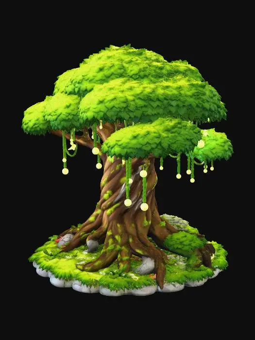 3D model for Sleepywood Tree