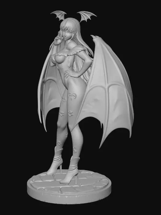 3D model for Meshy_AI_Morgan_Darkstalkers_0120104106_generate