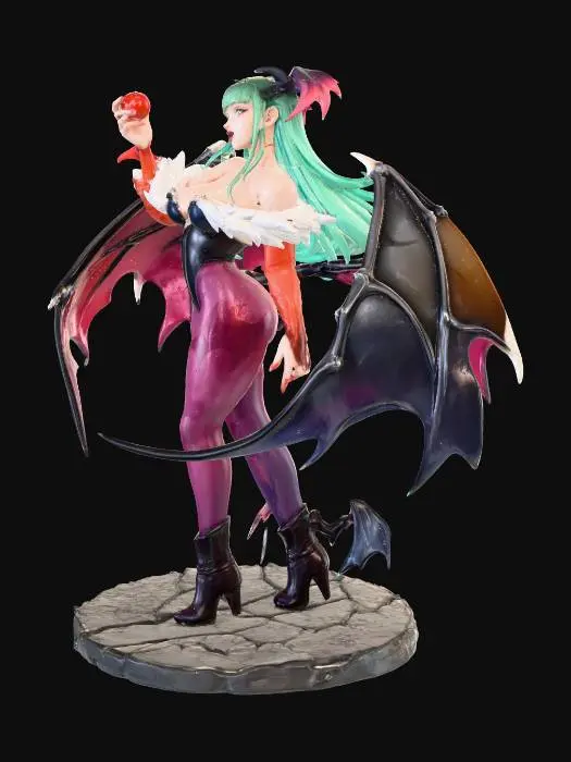 3D model for Meshy_AI_Morgan_Darkstalkers_0120105546_generate