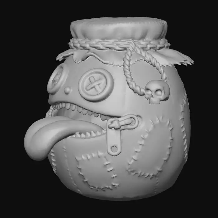 3D model for Patchwork Jar