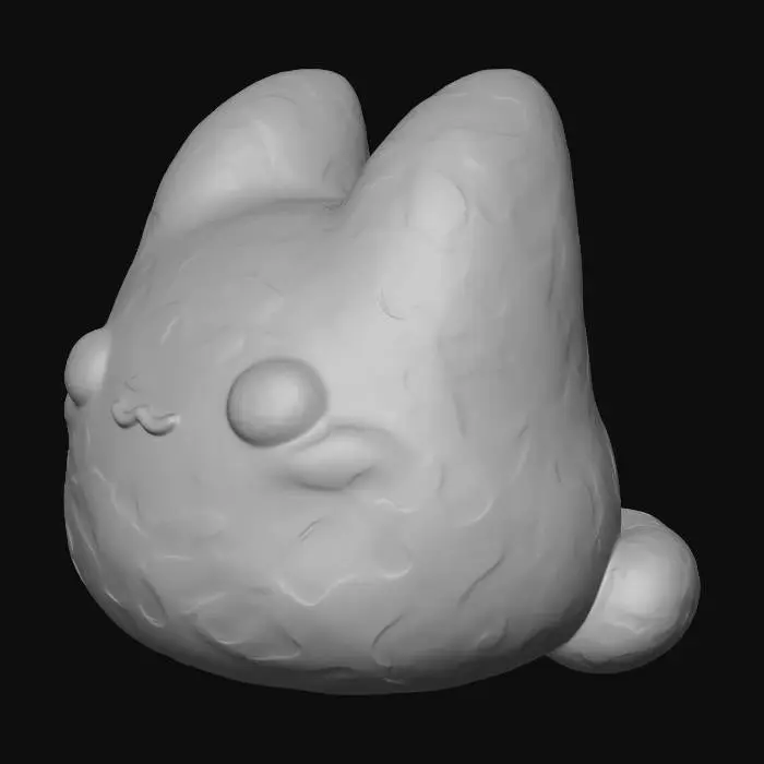 3D model for Blushing Cat Blob