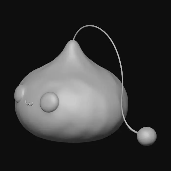 3D model for Green Slime King