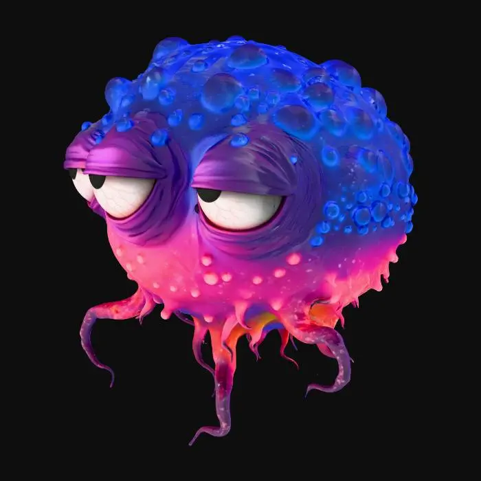 3D model for Bored Kraken