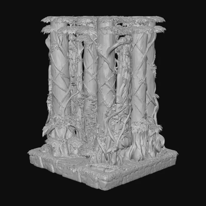3D model for Enchanted Forest Pathway