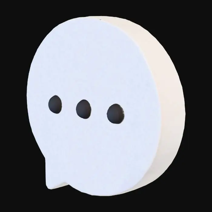 3D model for ChatBubbleIcon