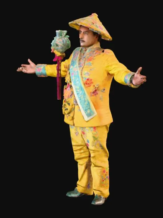 3D model for Festival Attire Celebration