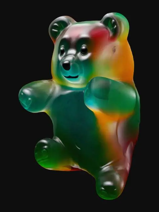 3D model for gummy bear