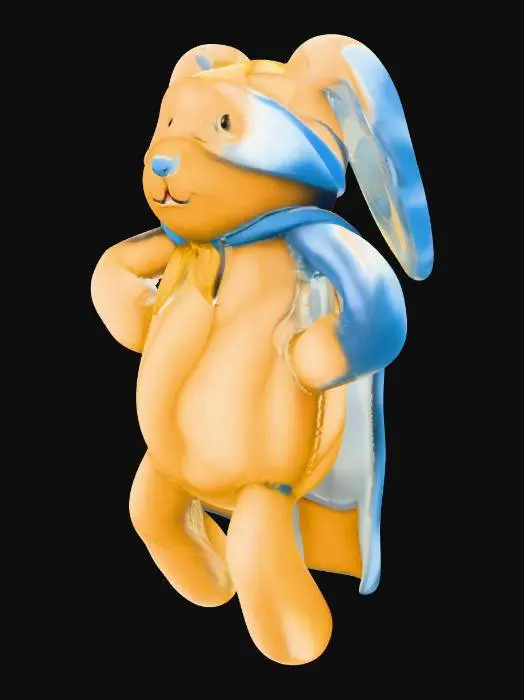 3D model for Masked Bunny mascotte