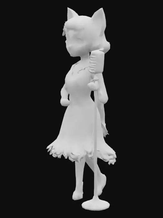 3D model for Jazz Cat Marinette