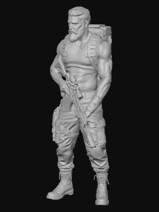 3D model for Cybernetic Sentinel