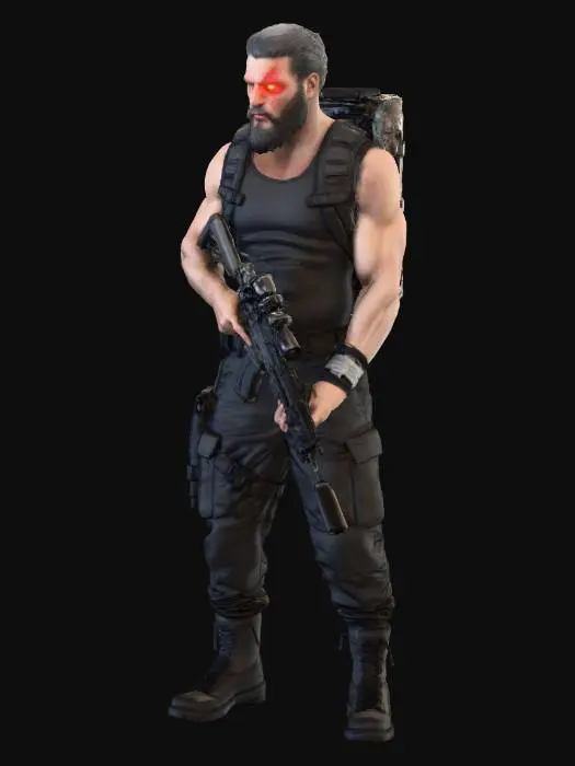 3D model for Cybernetic Sentinel