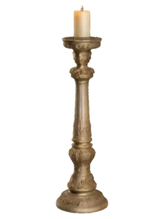 Modelo 3D de A romanesque-gothic transitional style baroque candlestick for Catholic churches - Church, generado por IA